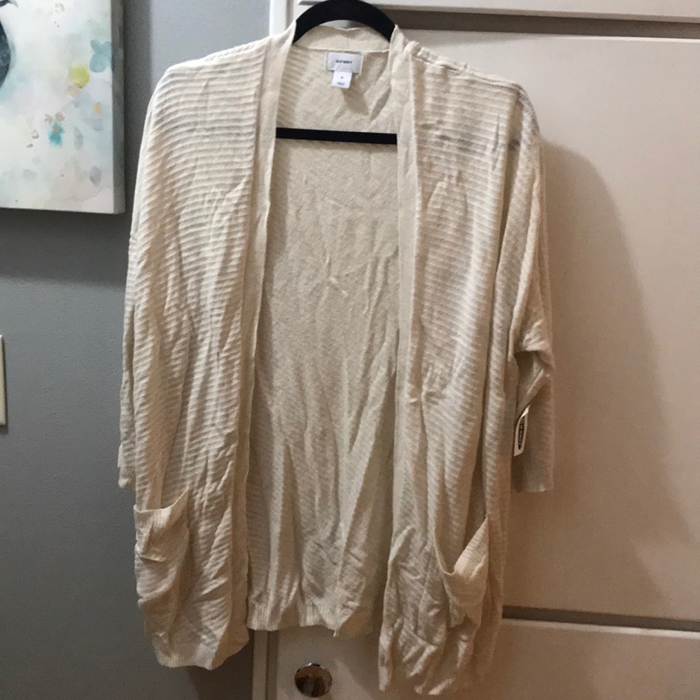 Old Navy short sleeve/ 3/4 sleeve cream XL